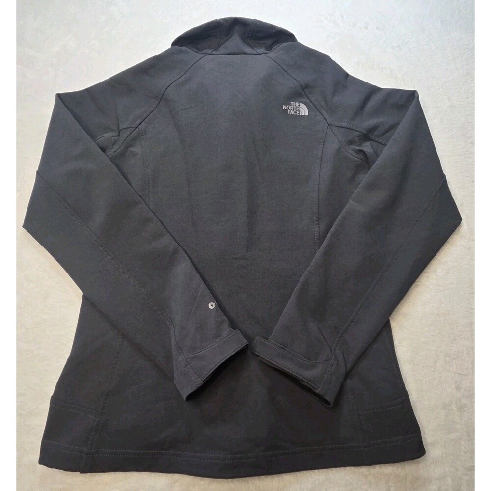 The North Face FlashDry Gray Softshell Jacket Full Zip Women’s Size Small - Picture 8 of 8
